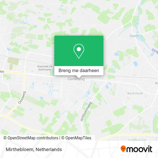 Mirthebloem kaart