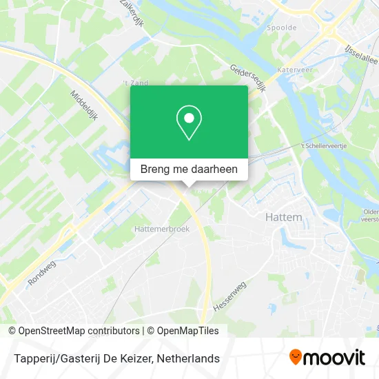 Tapperij/Gasterij De Keizer kaart