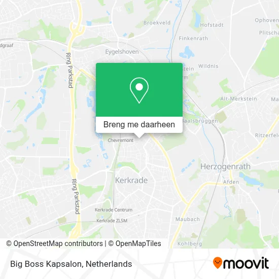 Big Boss Kapsalon kaart