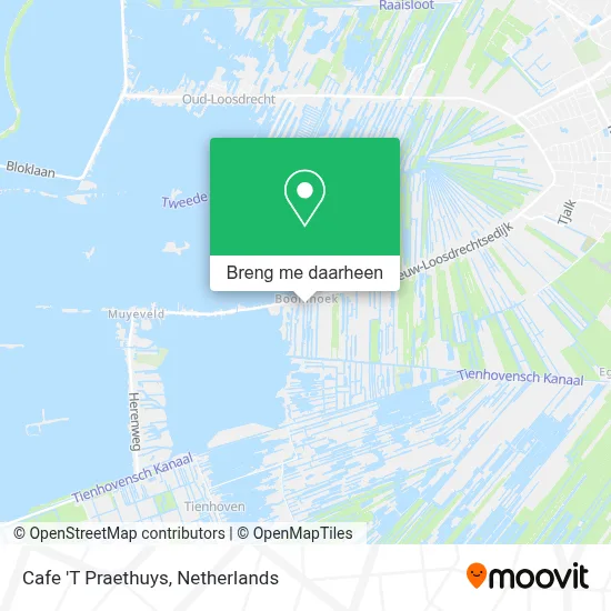 Cafe 'T Praethuys kaart