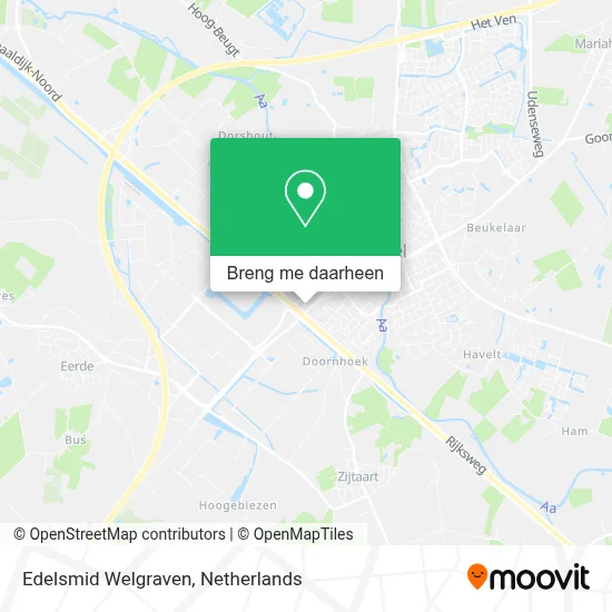 Edelsmid Welgraven kaart