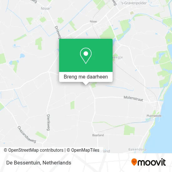 De Bessentuin kaart