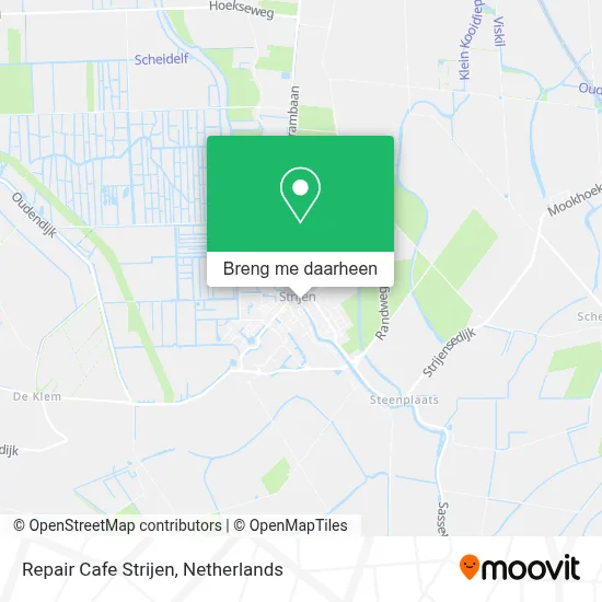Repair Cafe Strijen kaart