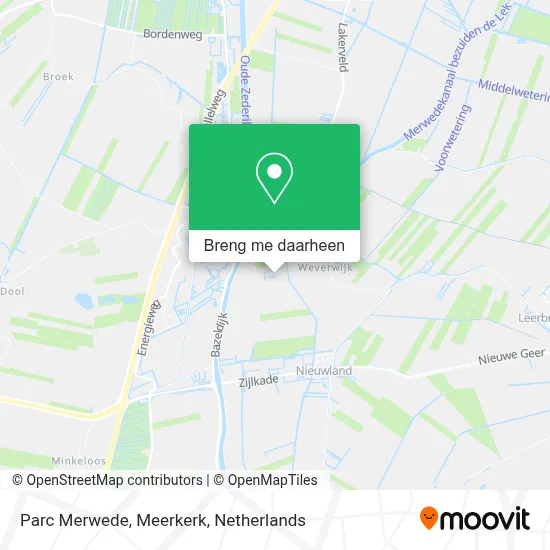 Parc Merwede, Meerkerk kaart
