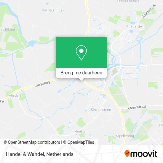 Handel & Wandel kaart