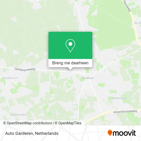 Auto Garderen kaart