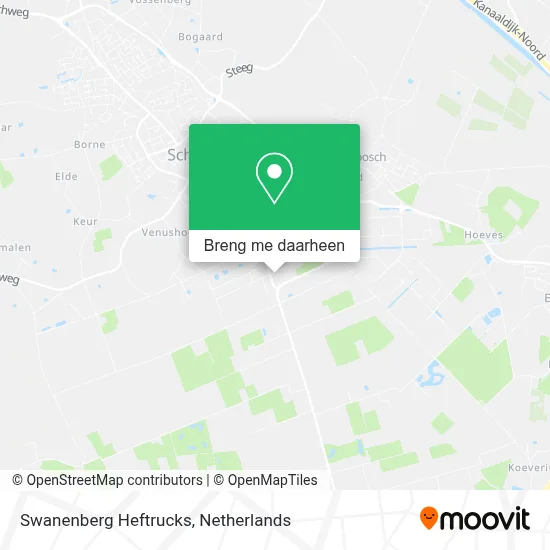 Swanenberg Heftrucks kaart
