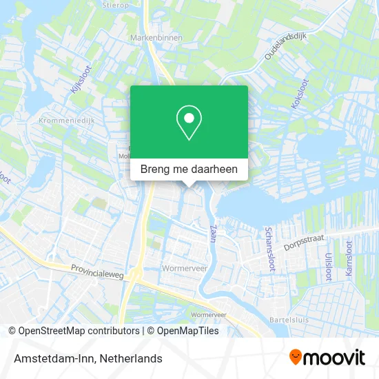 Amstetdam-Inn kaart