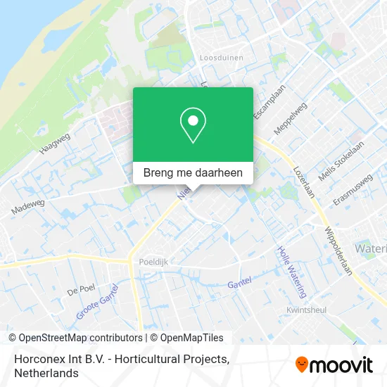 Horconex Int B.V. - Horticultural Projects kaart