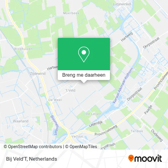 Bij Veld'T kaart