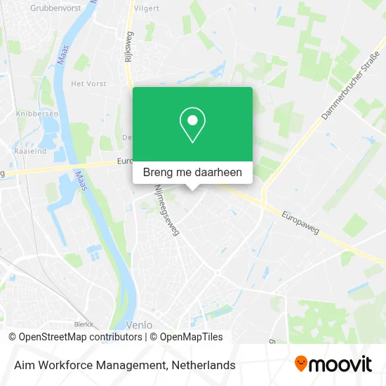 Aim Workforce Management kaart