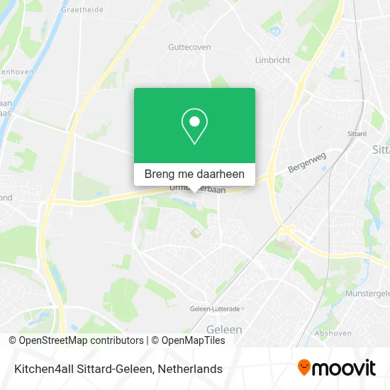 Kitchen4all Sittard-Geleen kaart