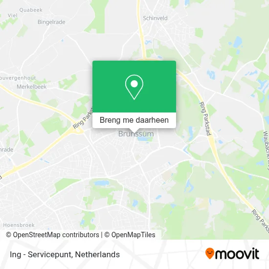 Ing - Servicepunt kaart