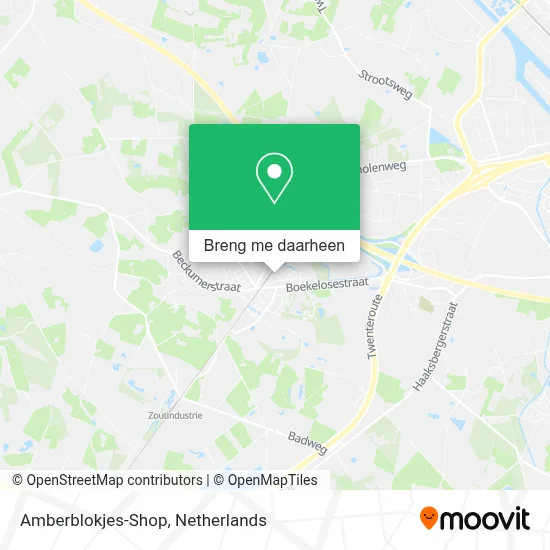 Amberblokjes-Shop kaart
