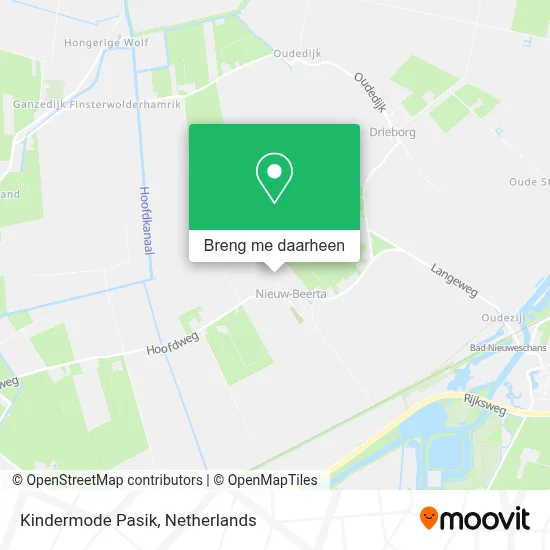 Kindermode Pasik kaart