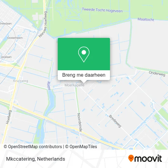 Mkccatering kaart