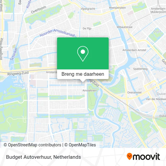 Budget Autoverhuur kaart