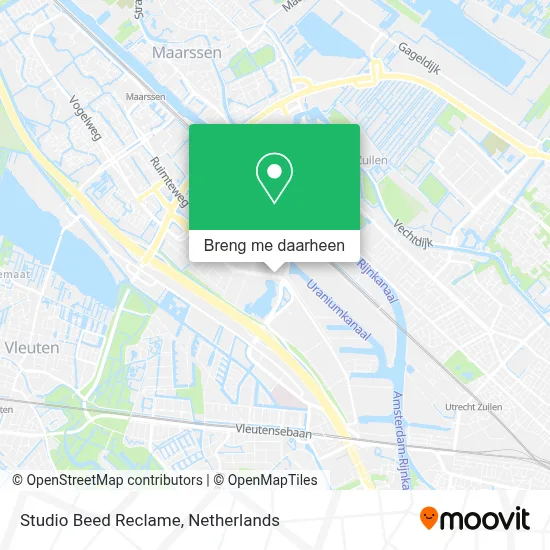 Studio Beed Reclame kaart