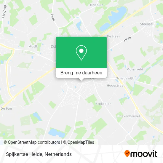 Spijkertse Heide kaart