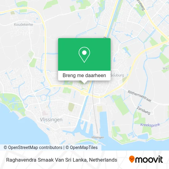 Raghavendra Smaak Van Sri Lanka kaart