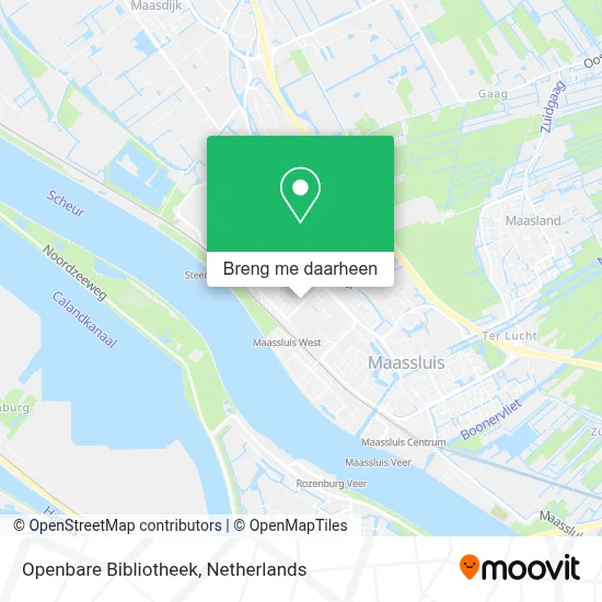 Openbare Bibliotheek kaart