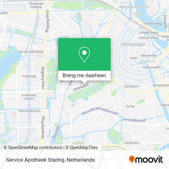 Service Apotheek Staring kaart