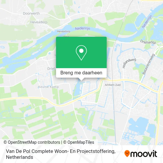 Van De Pol Complete Woon- En Projectstoffering kaart