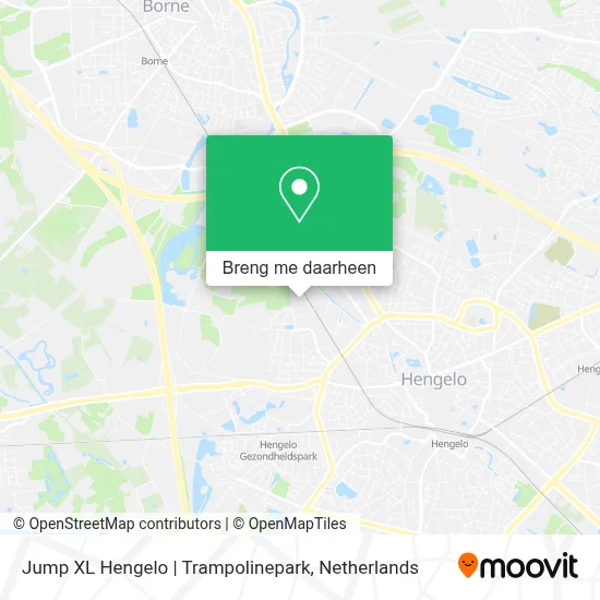 Jump XL Hengelo | Trampolinepark kaart