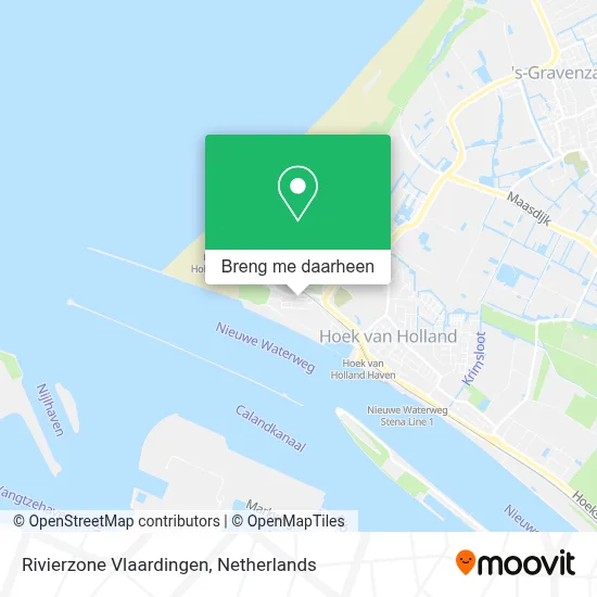 Rivierzone Vlaardingen kaart