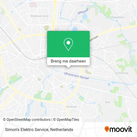 Simon's Elektro Service kaart