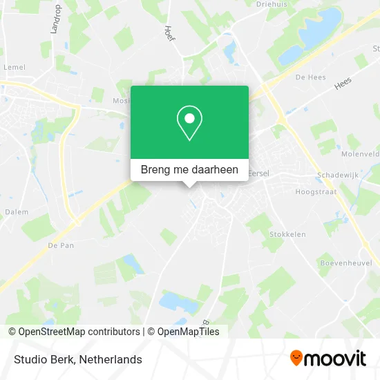 Studio Berk kaart
