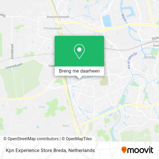 Kpn Experience Store Breda kaart