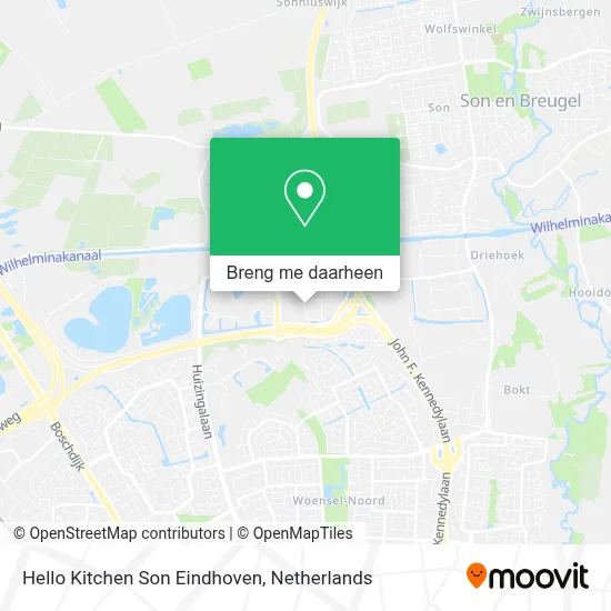 Hello Kitchen Son Eindhoven kaart