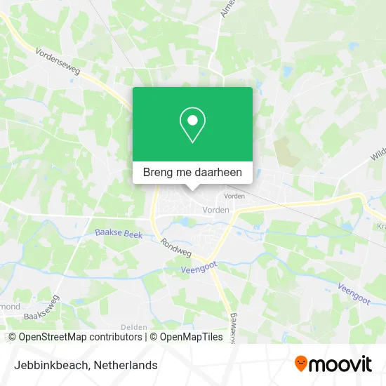 Jebbinkbeach kaart