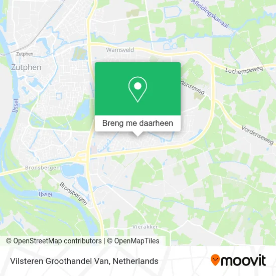 Vilsteren Groothandel Van kaart