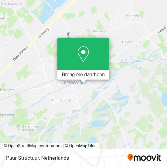 Puur Structuur kaart