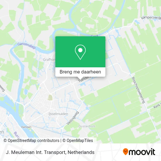 J. Meuleman Int. Transport kaart