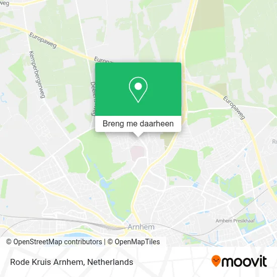 Rode Kruis Arnhem kaart
