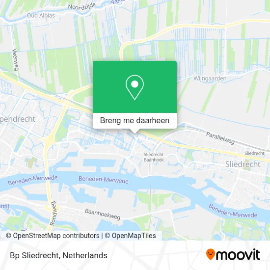 Bp Sliedrecht kaart