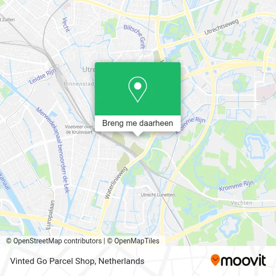 Vinted Go Parcel Shop kaart