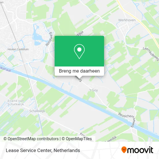 Lease Service Center kaart