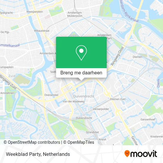 Weekblad Party kaart