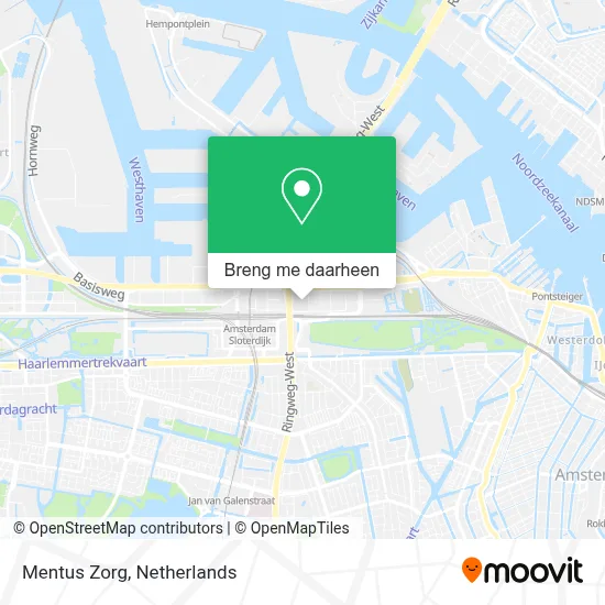 Mentus Zorg kaart
