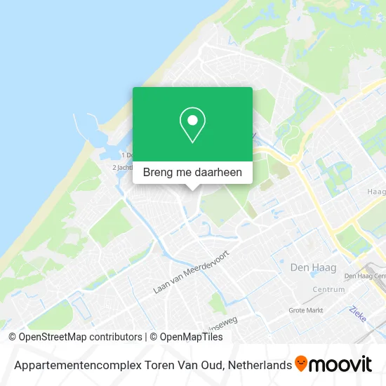 Appartementencomplex Toren Van Oud kaart