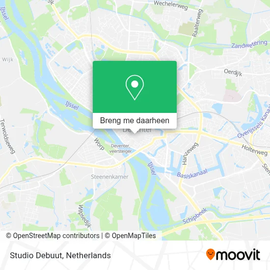 Studio Debuut kaart