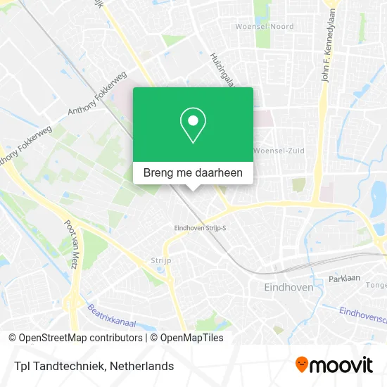 Tpl Tandtechniek kaart
