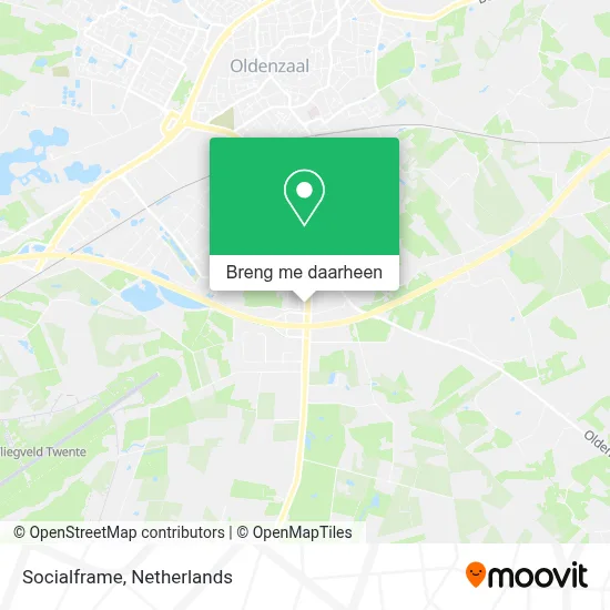 Socialframe kaart
