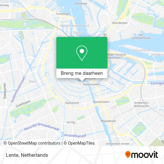 Lente kaart