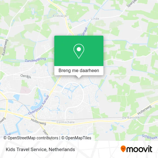 Kids Travel Service kaart