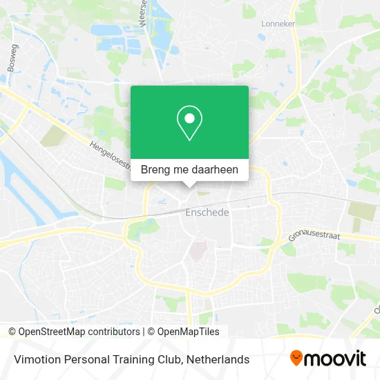 Vimotion Personal Training Club kaart